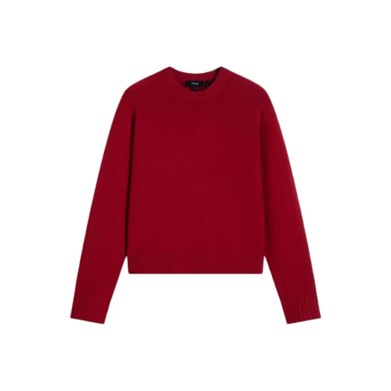 THEORY New Year Cashmere Sweater Women's Starburst Red-0