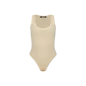 Jacquemus Ribbed Sleeveless Bodysuit