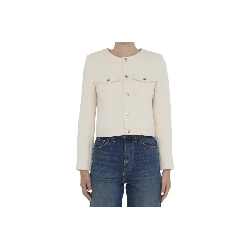 CELINE Dani Jacket In Boutis Cotton-0
