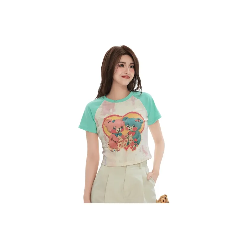 LALABOBO Raglan Sleeve T Shirt Women's-5