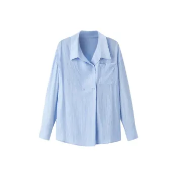 PEACEBIRD Shirts Women's Blue