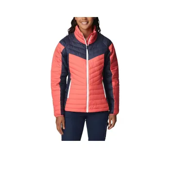 Columbia Powder Pink Powder Lite II Jackets Coats Women's Pink Blue
