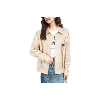Wbwq Jackets Coats Women's Apricot Khaki