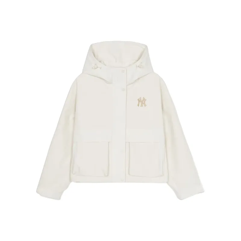 MLB New York Yankees Jackets Coats Women's White-0