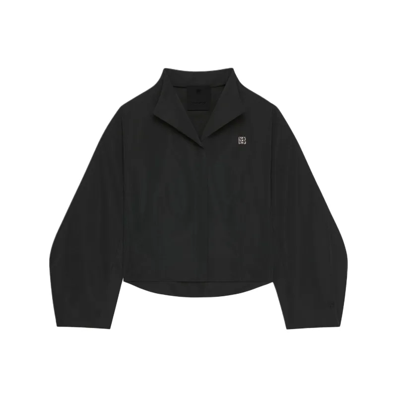 Givenchy Logo Plaque Collared Sweater-0