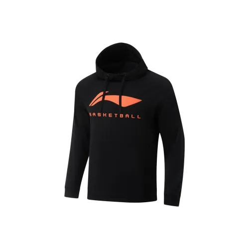LiNing Professional Basketball Collection CBA Collection Sweatshirt Men's Black