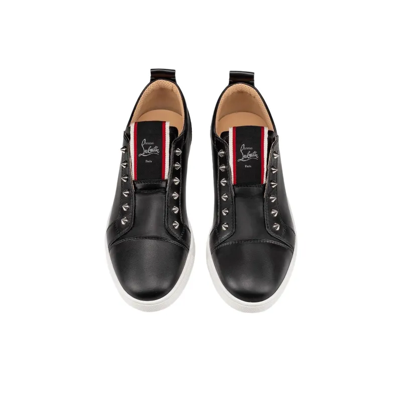 CL LUBOTING F.A.V Fique A Vontade Low Top Stylish Skateboarding Shoes Men's Black-3