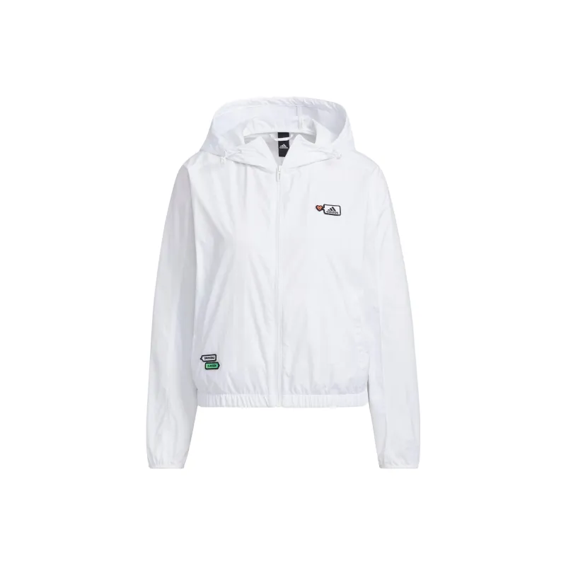 Adidas X SEEBIN Co branded SS23 Jackets Women's White-0