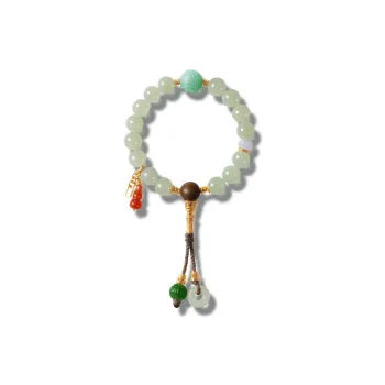 RIXIANGWAN Bracelets Pale Greenish White Jade Unisex