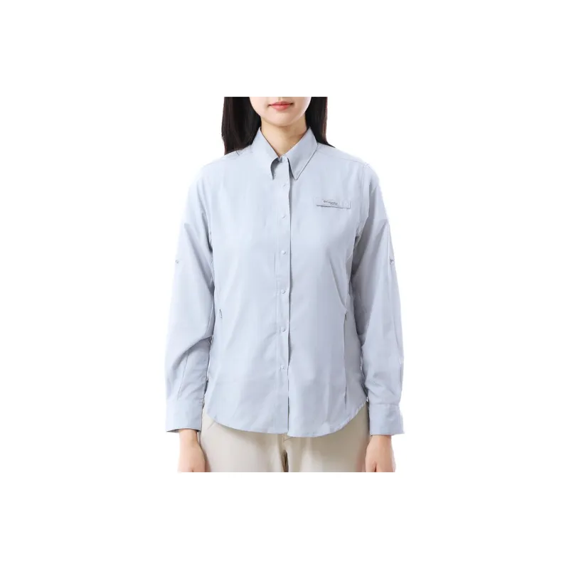 Columbia Shirt Women's Light Blue-0