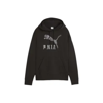 PUMA Classics Shiny Logo Women's Hoodie
