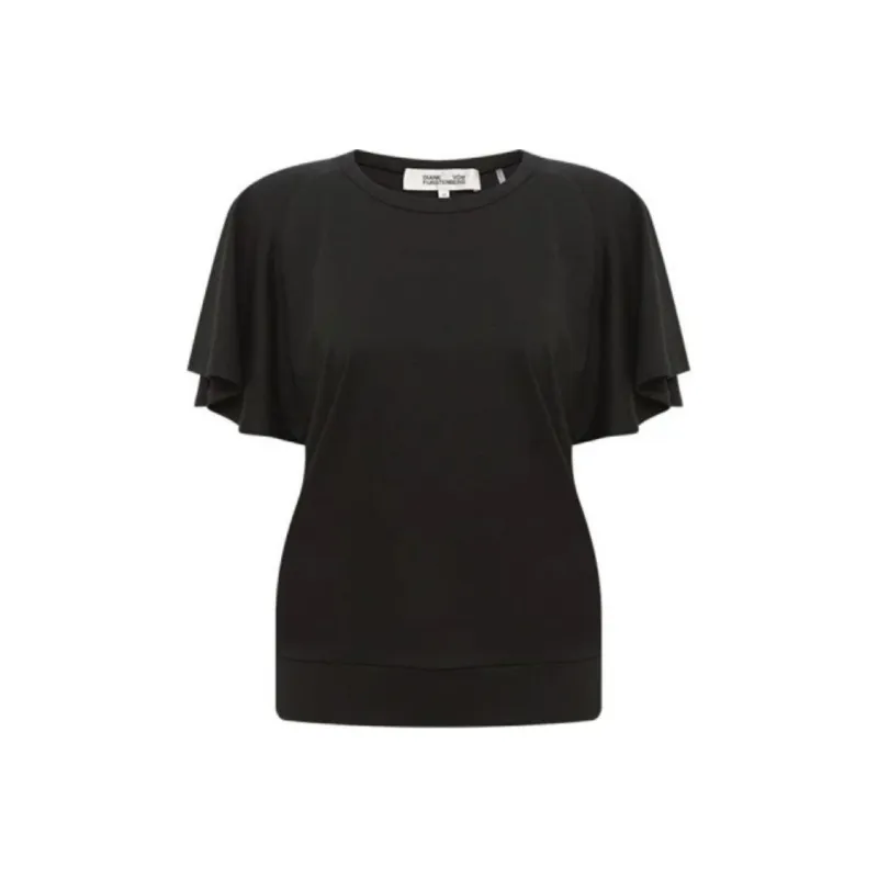 DVF Diane Von Furstenberg T-Shirt Women's Black-0