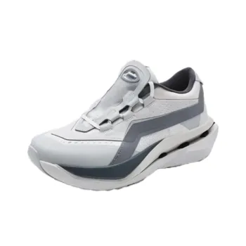 AVIA Sports Life Collection Cushioning Height Increase Low Top Running Shoes Unisex Silver Gray