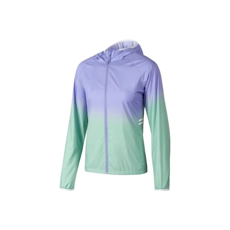 Skechers Jackets Women's Purple Blue Green Gradient-0