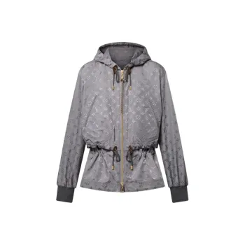 Lv Hooded Monogram Parka