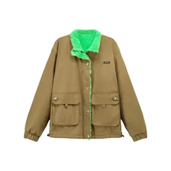 NO ONE ELSE Jackets Coats Unisex Mustard Green