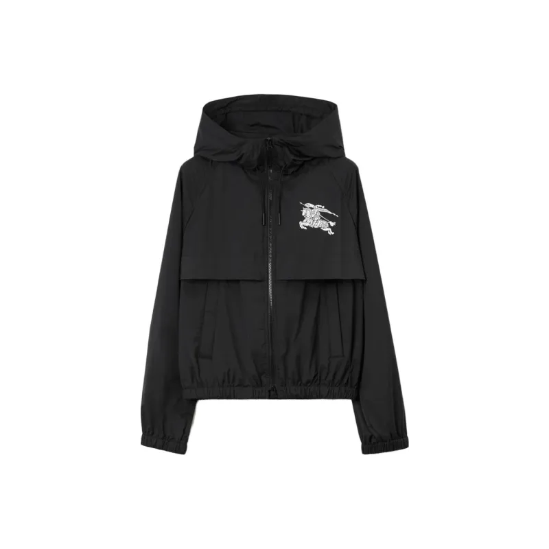Burberry Equestrian Knight motif Hooded Jacket-0