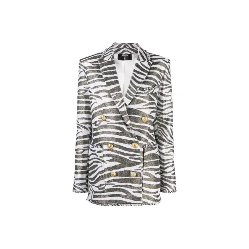 BALMAIN Zebra Printed Tailored Blazer