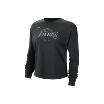 Nike Los Angeles Lakers Courtside Women's Nike Nba Shine Boxy Long Sleeve T Shirt