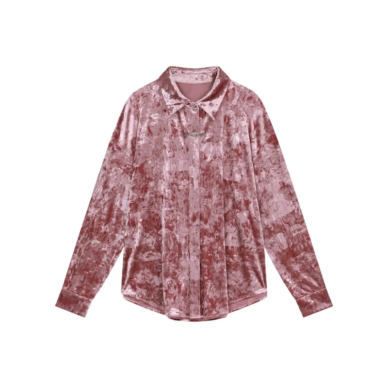 ELF SACK x MAOHELAOSHU Shirt Women's Plum Pink-0