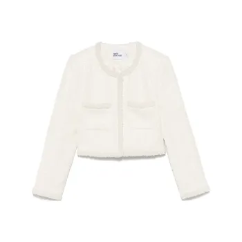 Self portrait Boucle Embellished Trim Jacket