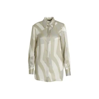 KITON Stripe-Pattern Satin Shirt