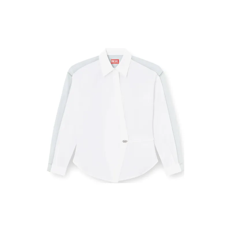 DIESEL C Delphi Den Panelled Wrap Shirt-0