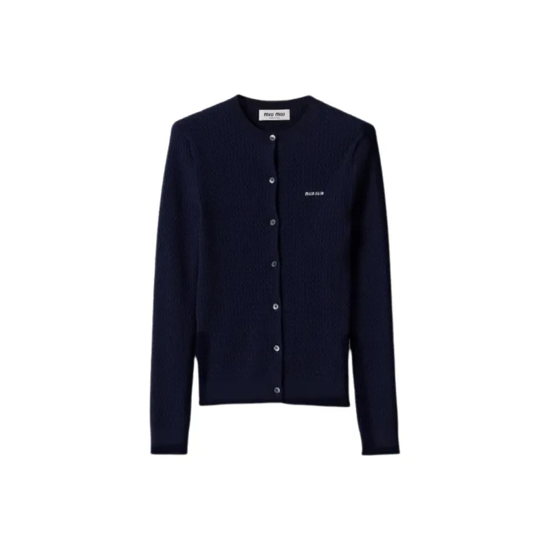 MIU MIU Cashmere Sweater Women's Blue-0