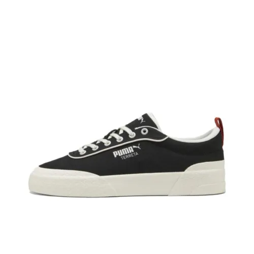 PUMA Terreta Anti Slip Wear Resistant Low Top Casual Shoes Unisex Black White