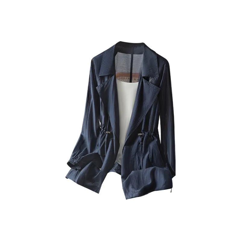 Cypress House Jackets & Coats Women's Navy Blue-0