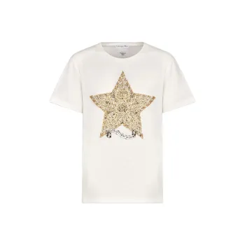 DIOR T Shirt Women's White Gold