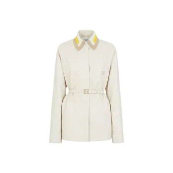 FENDI Ff Embellished Belted Waist Jacket