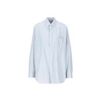 Balenciaga Striped Long-Sleeved Shirt