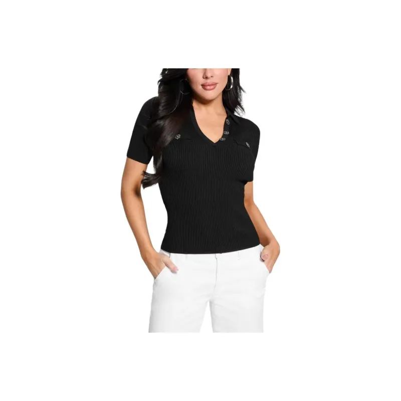 GUESS Polo Shirts Women's Black-0