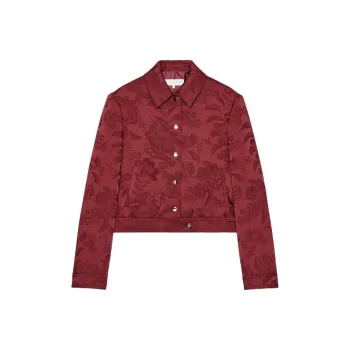 ZARA Jackets Coats Women's Burgundy Burgundy