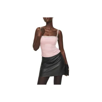 REFORMATION Bailee Velvet Top Camisole Women's CHERRY BLOSSOM/Cherry Blossom Pink