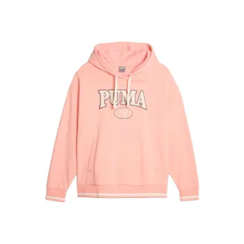 PUMA Hoodie SQUAD Femme Sweatshirt Women's Pink
