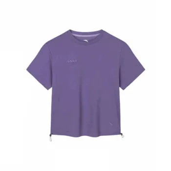 CHAOJIANTA T Shirt Women's Crystal Stone Purple