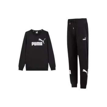 PUMA Essentials 2 Colour No. 1 Logo Crew Neck Fleece Sweater Men