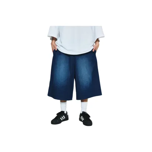 FREAK'S STORE Denim Shorts Unisex Marine Blue