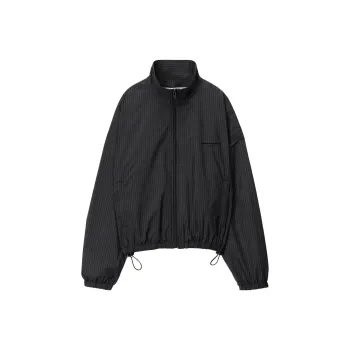 Alexander Wang Coaches Pinstripe Track Jacket
