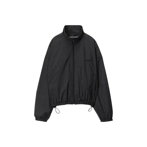 Puffy Wang Coaches Pinstripe Track Jacket