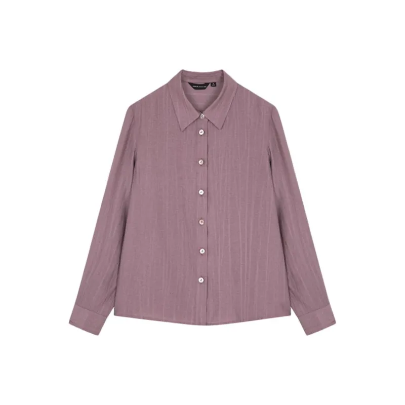 Mo Han Yi Mei Shirt Women's Frost Purple-0