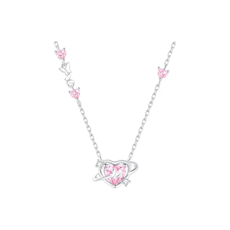 LUCKY ZHY S925 Silver Necklaces Women's-0