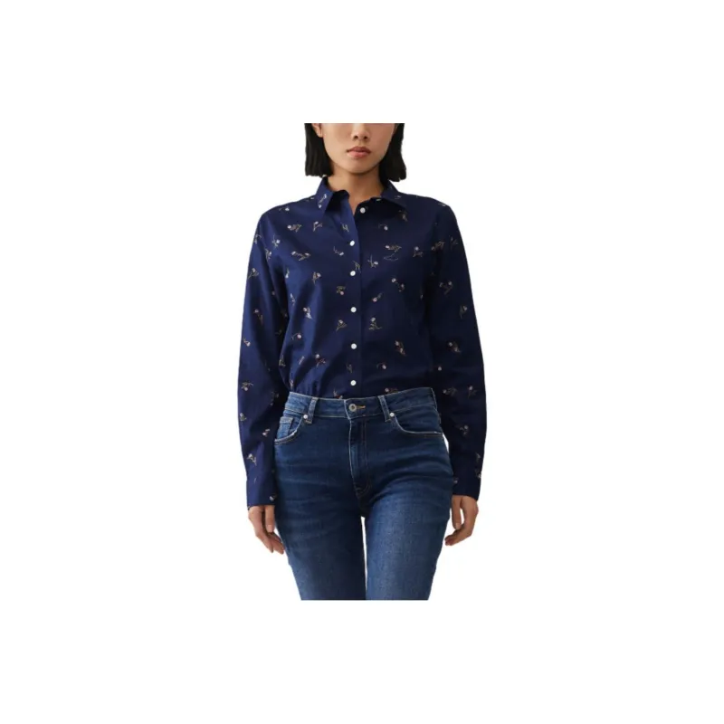 GANT Shirt Women's 409 Classic Blue-0