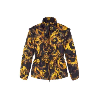 VERSACE JEANS COUTURE Down Jacket Women's Black
