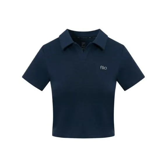FILA Polo Shirt Women's Dark Blue-0