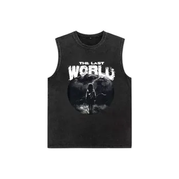 TONYBEAR Tank Tops Men Gray