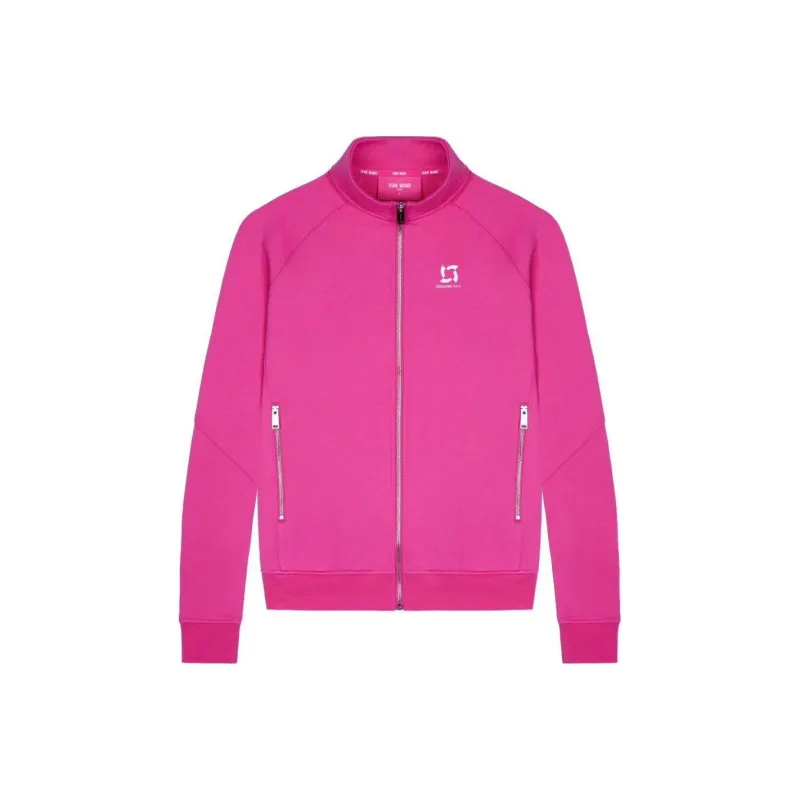 TEAM WANG Logo print Zipped Track Jacket-4