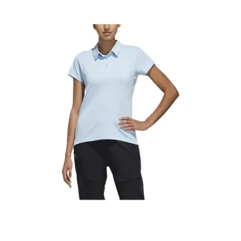Adidas Polo Shirt Women's Light Blue